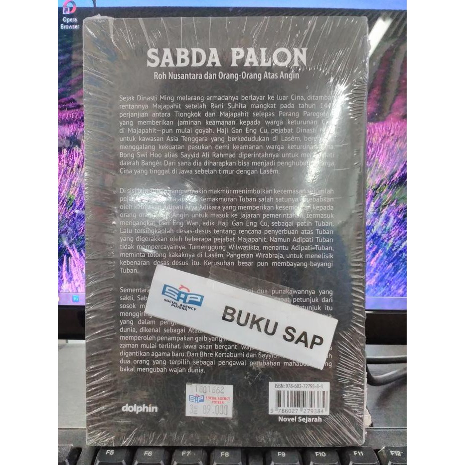 Buku Sabda Palon Roh Nusantara dan Orang2 Atas Angin ky