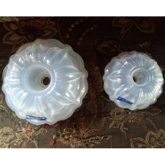 Cetakan Puding Kue Kukus Lubang Sifon Plastik Bunga Ceper