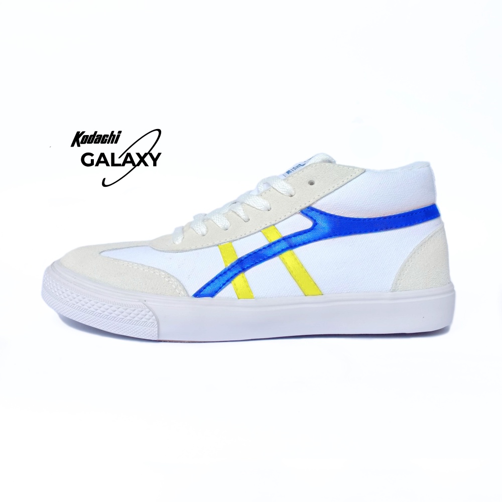 Sepatu Kodachi International Galaxy - Putih Biru Kuning