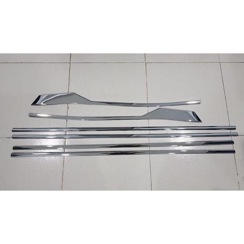 List kaca samping chrome Avanza Xenia Veloz 2022 2023