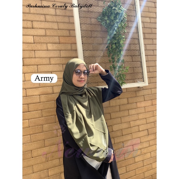 Pashmina Ceruty Babydoll Premium || Hijab Pashmina || Ceruty Babydoll