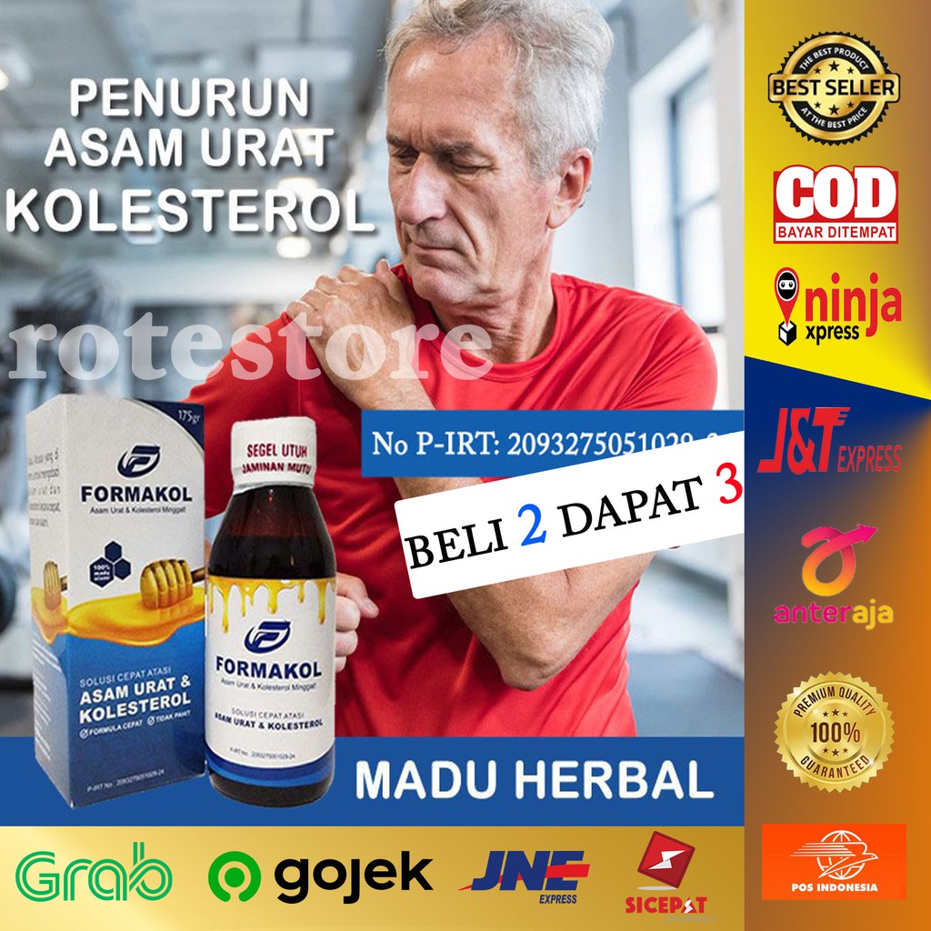 #FORMAKOL MADU HERBAL OBAT JANTUNG KORONER - OBAT ASAM URAT SHEN LING - OBAT KOLESTROL