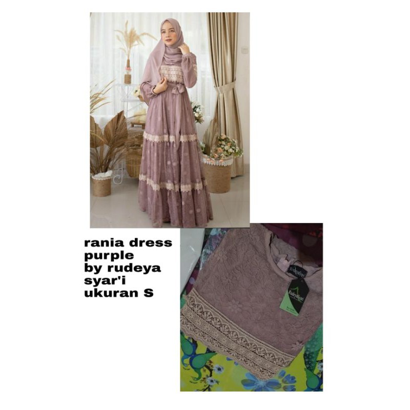 rania dress by rudeya syar'i