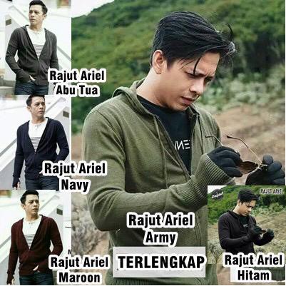 sweater rajut pria ariel/sweater rajut pria