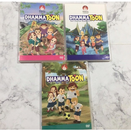 dhammatoon dhamma dvd cerita anak agama buddha buddhis budhis storybook story book bahasa indonesia 