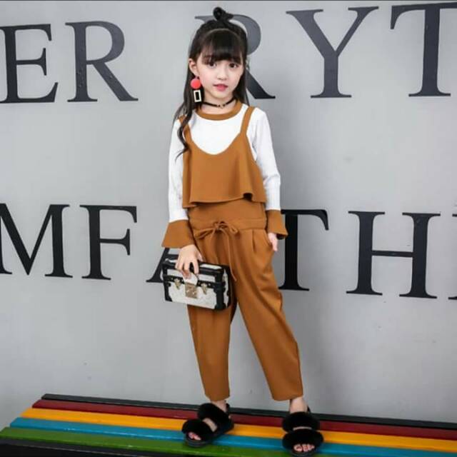 Baju Anak Import - Adulty Setelan Romania Girl Set 2in1