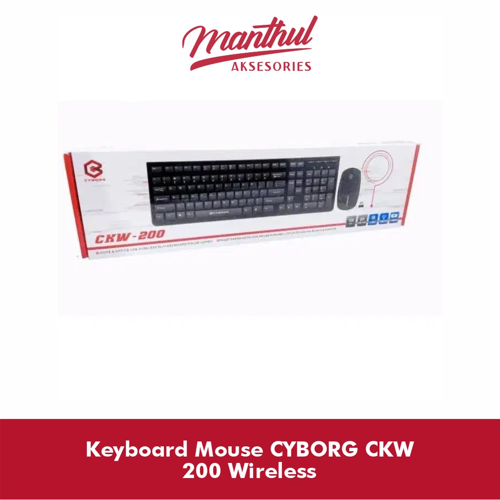 Keyboard Mouse CYBORG CKW 200 Wireless