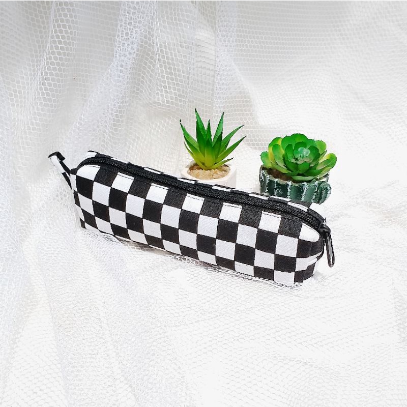 Tepak Pensil / Kotak Pensil Premium / Tepak Kanvas / Tempat Pensil / Pencil Case / Kotak Pensil Kanvas /-Poleng