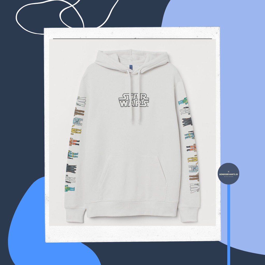 HOODIE H*M STARWARS WHITE ORIGINAL HnM