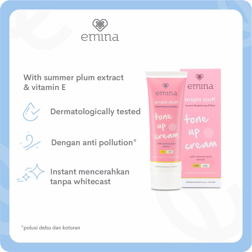 READY EMINA Bright Stuff Tone Up Cream 20ml