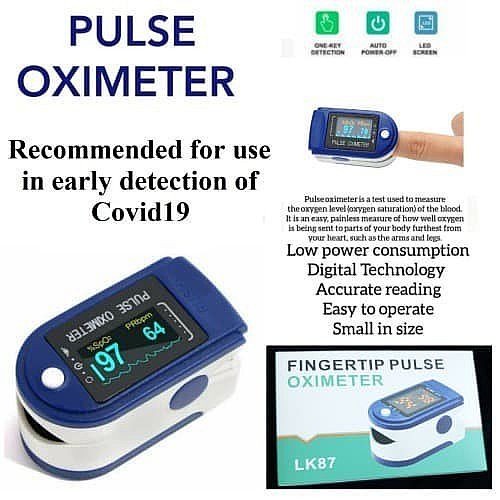 ALAT PENGUKUR KADAR OXIGEN DALAM DARAH DAN DETAK JANTUNG - PULSE OXIMETER FINGERTIP 87