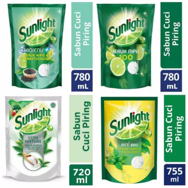 SUNLIGHT SABUN CUCI PIRING REFFIL 755 ML TERMURAH