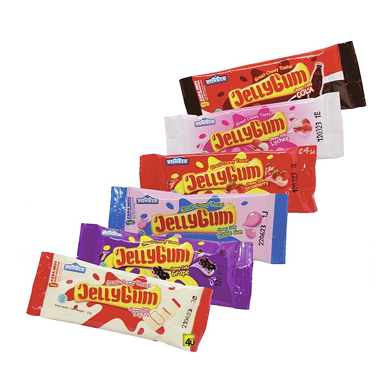 

DONALD - Chewy JELLY GUM - Paket 4 sachet