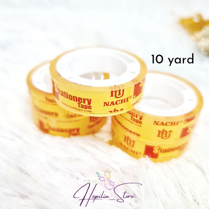 

Isolasi ORIGINAL Nachi 1.2" x 10 yard Ecer / Solatip Nachi / Tape Nachi / Solasi Nachi / Isolasi Kecil Nachi