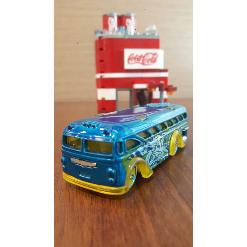 Hotwheels  bus bis biru BG 1732 bus diecast