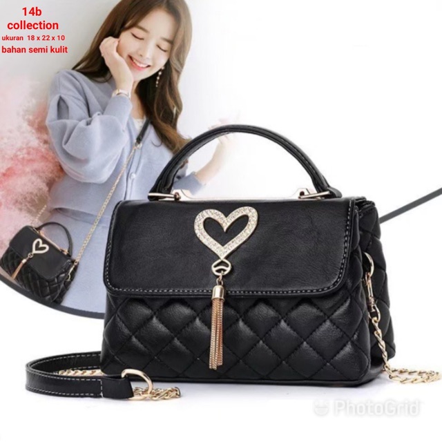 Slingbags wanita love room tas selempang wanita handbags wanita tas kulit tas batam tas korea