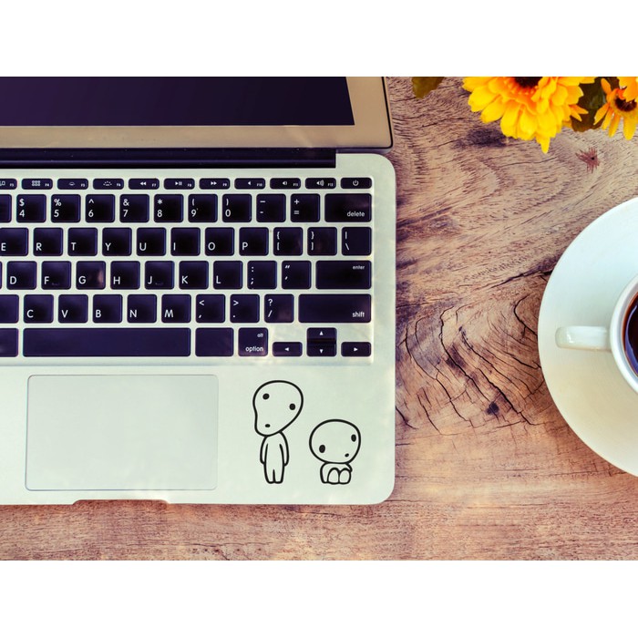 Decal Sticker Princess Mononoke Kodama Ghibli Laptop