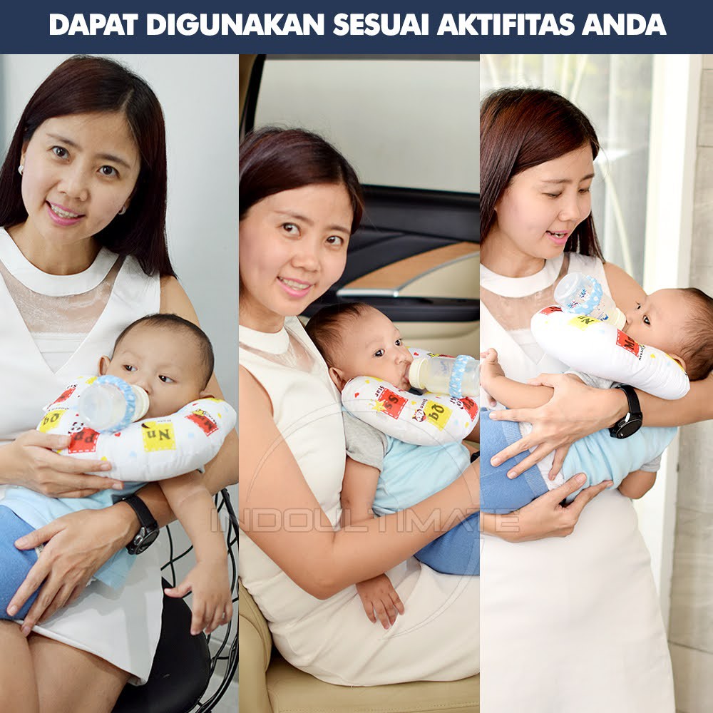 Bantal Leher Botol Bayi Bantal Dot Bantal Penyangga Botol Susu Bantal Penyangga Dot Bayi BY-96-11