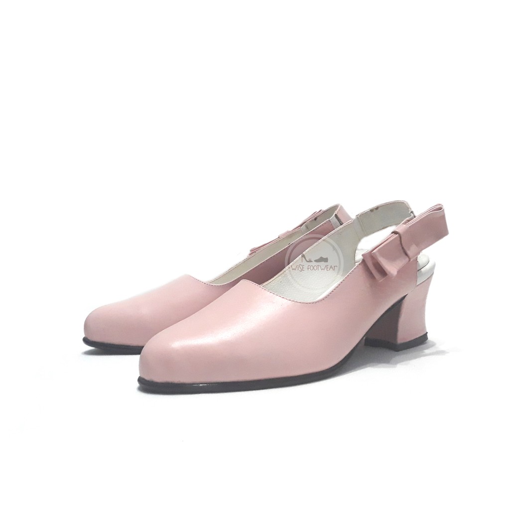 sepatu pink wanita_sepatu berpita cantik_WS SF 018