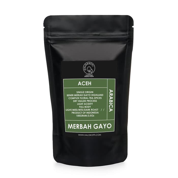 

KOPI ARABIKA ACEH MERBAH GAYO 100 GRAM BIJI / BUBUK