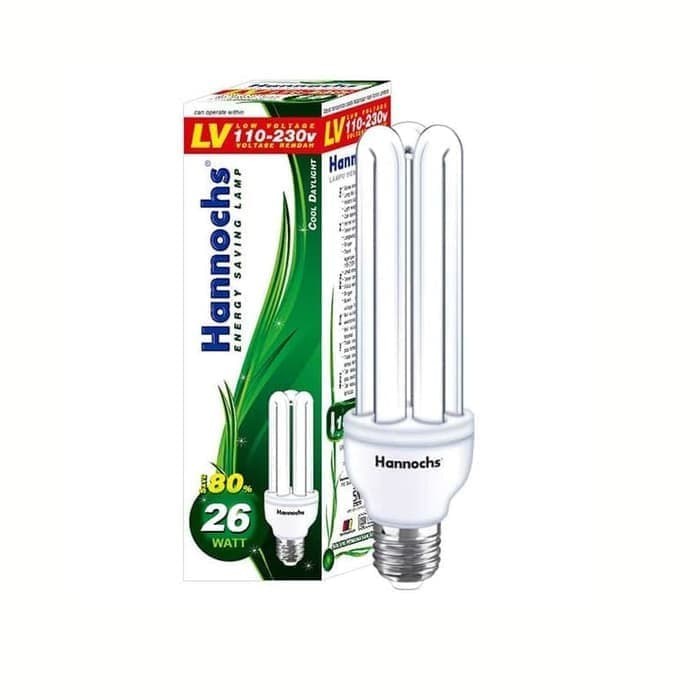 HANNOCHS Lampu PLC 26 Watt - Garansi 1 Tahun