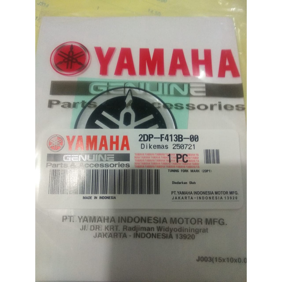 EMBLEM LOGO YAMAHA SAYAP NMAX 2DP-F413B-00