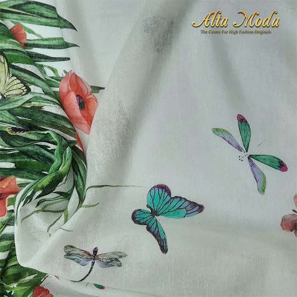 

Alta Moda Linen Motif Fancy Rose Ilalang Putih Kain- (1M)