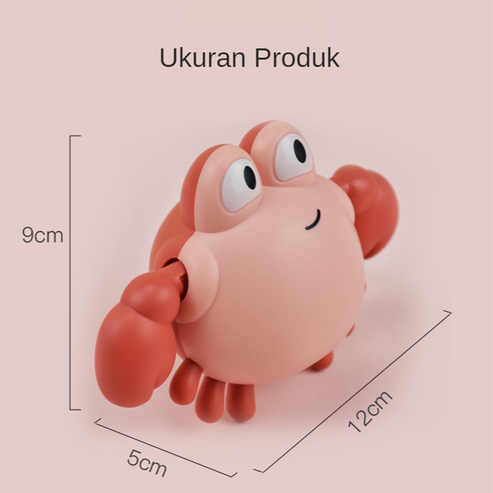 Lakoe Mainan Mandi Anak Bayi Kepiting Mainan Air Anak mandi bath toys-8