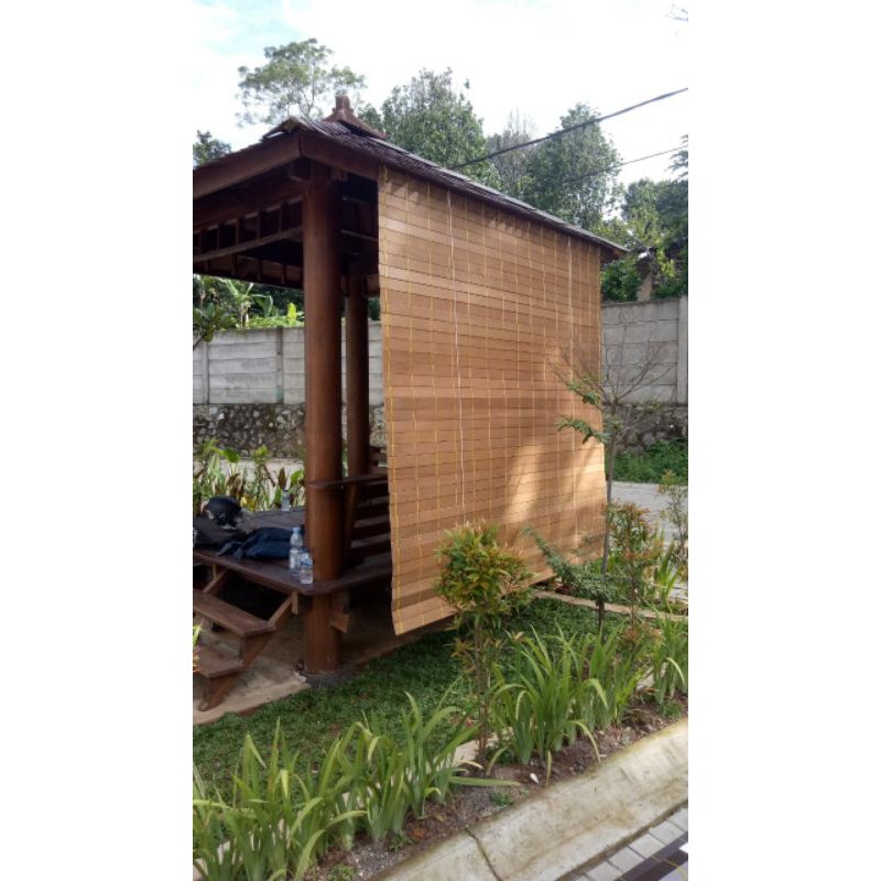 Krey / tirai kayu bahan kayu