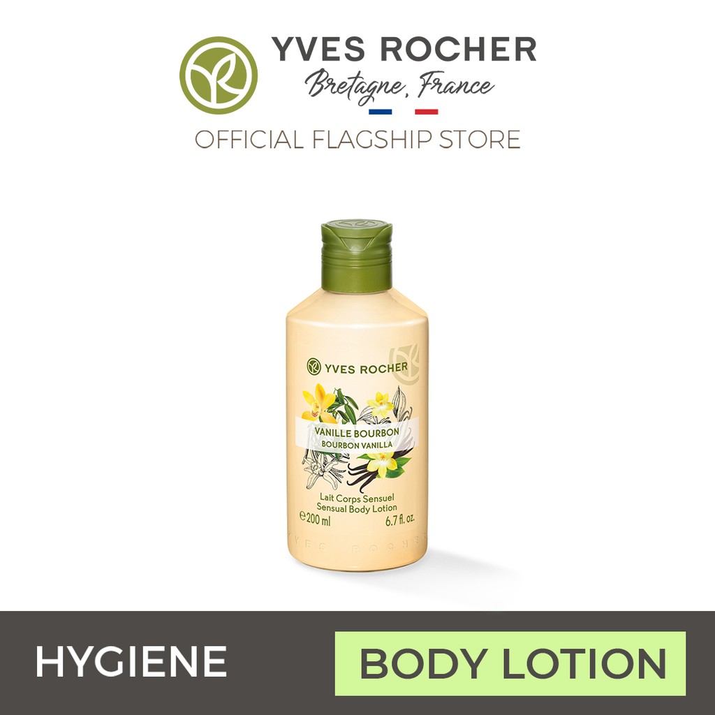 Jual Yves Rocher Sensual Body Lotion Bourbon Vanilla 200 ml Indonesia