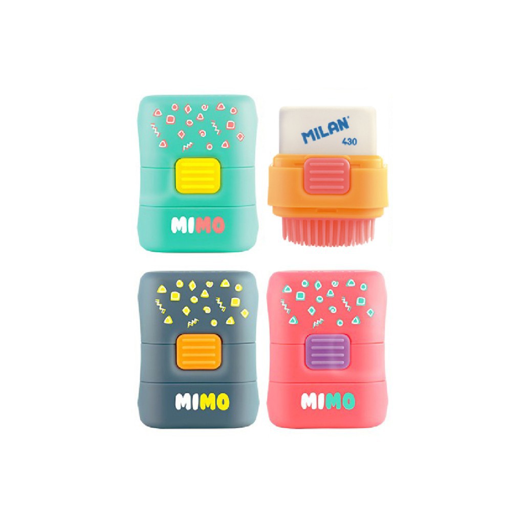 

[BMS Tangerang] Milan Eraser & Brush Compact Mimo (1 Pcs) #49011MI