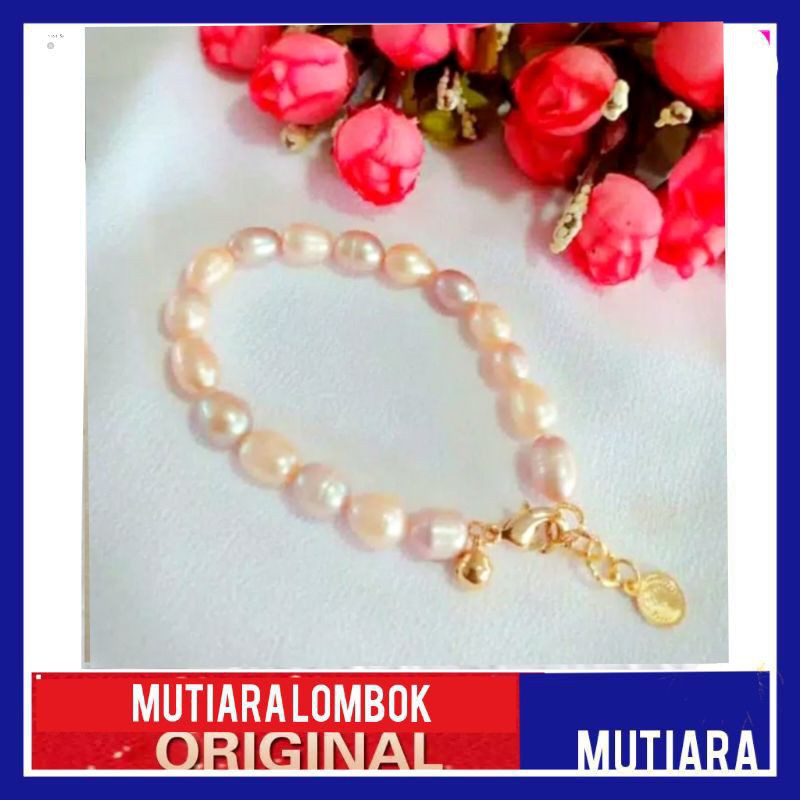 gelang mutiara lombok mutiara asli gelang mutiara tawar mutiara asli lombok jewelery pearl