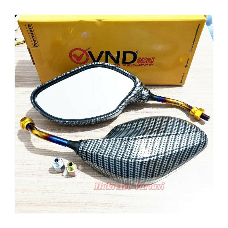 Spion click HMA honda vario 125 150 yamaha nmax lexi pcx universal-Click karbon twotone