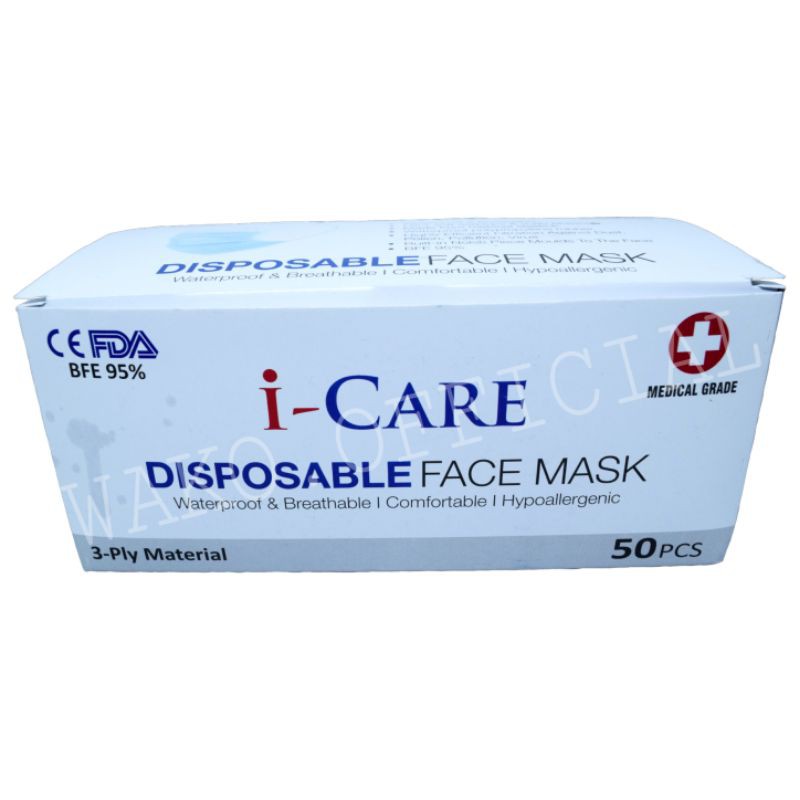 Masker 3PLY Face Mask I-Care