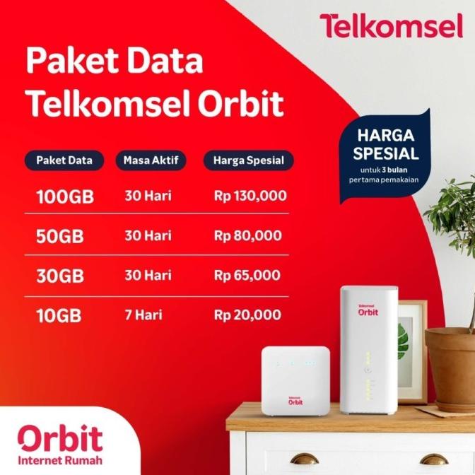 Modem Router Telkomsel Orbit Star A1 4G Wifi Free Perdana Orbit