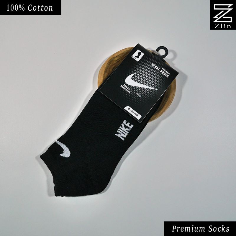 KAOS KAKI PENDEK SEMATA KAKI Kualitas Premium-Hitam