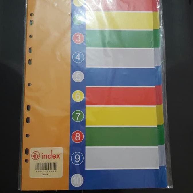

BEST SELLER Terlaris - Divider Pembatas kertas Index Folio TERJAMIN