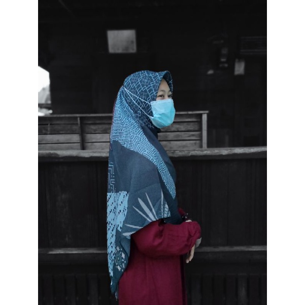 Shafina Jilbab motif ukuran 130x130