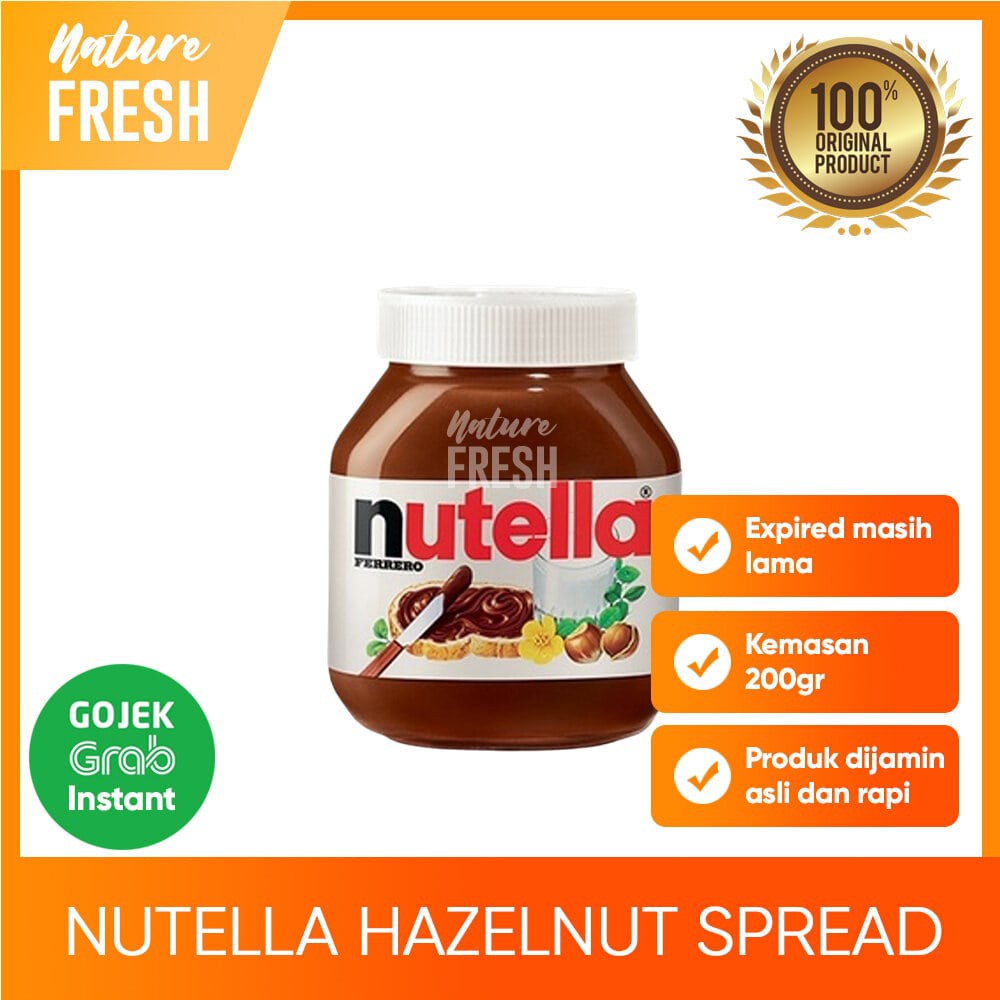 Nutella Chocolate Hazelnut Spread / Selai Coklat Nutella Hazelnut