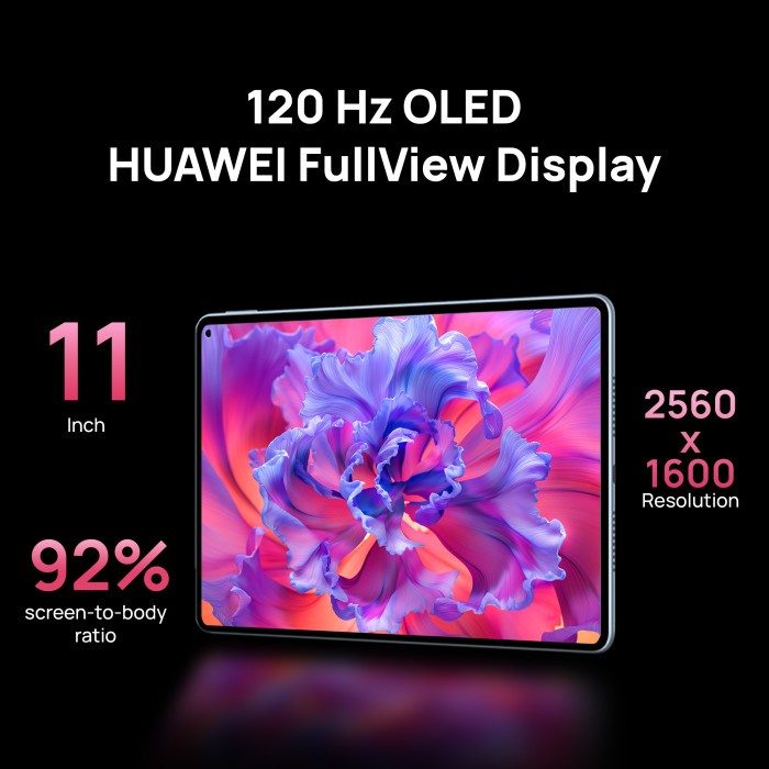 HUAWEI MatePad Pro 11&quot; Tablet [8GB+256GB] | Pengalaman Pro Layaknya PC | 120Hz OLED Real Color FullView Display