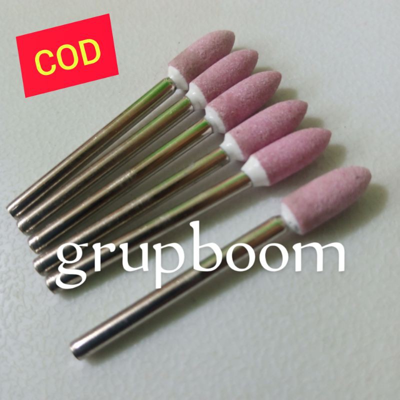 MATA BOR ASAH 5MM GRINDING STONE BATU POLES 3X5X11mm LANCIP MINI GRINDER GERINDA