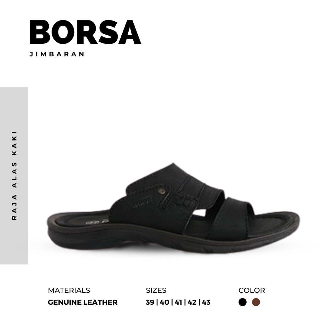 SANDAL PRIA KULIT ASLI | BORSA - JIMBARAN