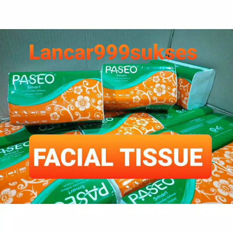 Tissue paseo 250 sheets 1 kardus tissue paseo 1 karton paseo smart 1 dus / paseo 1 box