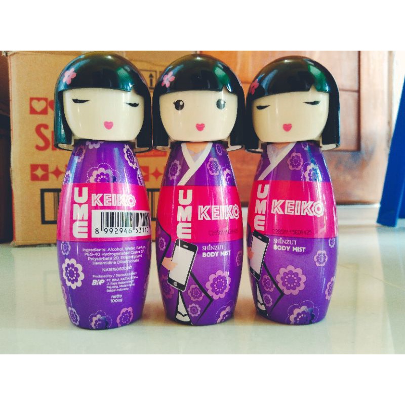 SHINZUI PARFUM SPRAY BODY MIST UME KEIKO 100ML