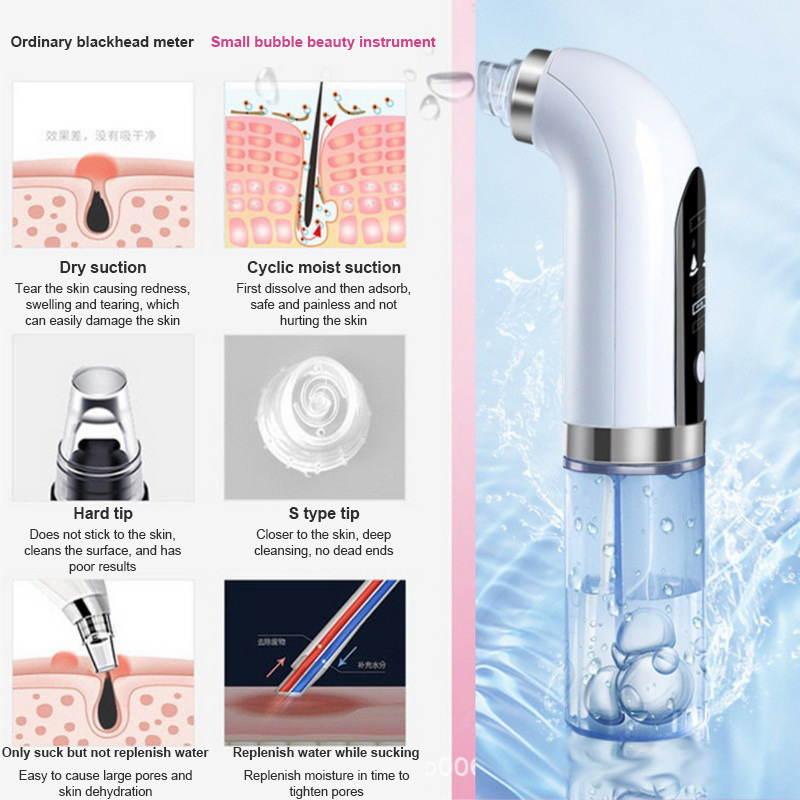 COD Microbubbles Alat pembersih komedo/Vakum Penyedot Komedo/blackhead remover