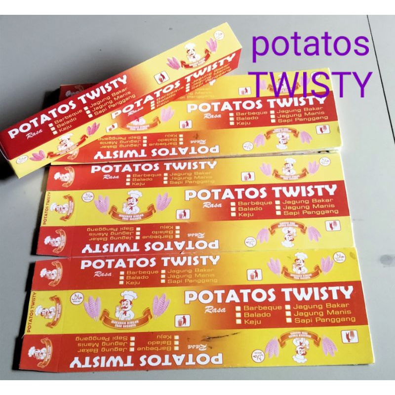 kemasan kentang spiral/kemasan potatos Twisty termurah