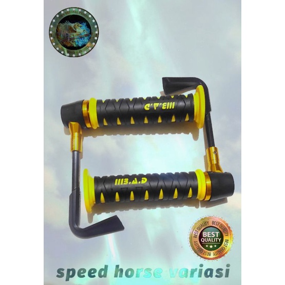 Paket 2 item Paket Variasi Proguard L Rizoma plus Handhrip Katana Universal untuk semua motor