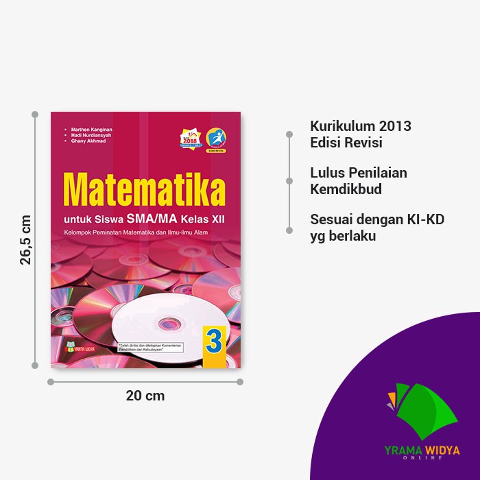 Yrama Widya - Matematika untuk Siswa SMA/MA Kelas XII Peminatan