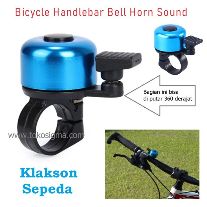 Bel Sepeda Bike Horn Lonceng Klakson Bell Ring Suara Nyaring Stainless