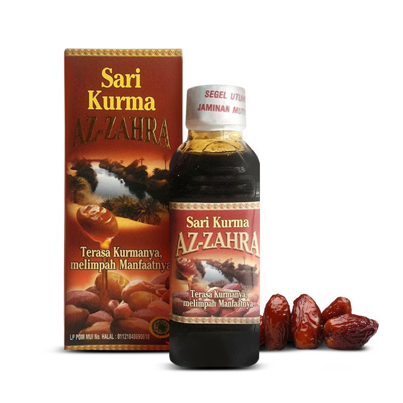 

Sari Kurma Az-Zahra 330gr / Membantu Memelihara Kesehatan / Sari Kurma Kaya Manfaat